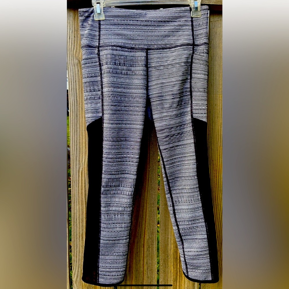 Athleta Black and Gray Jeggings